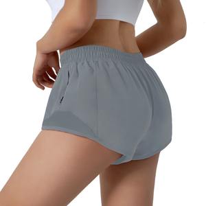 Pantalones cortos de entrenamiento de verano para mujer, pantalones cortos transpirables deportivos elásticos para correr y Yoga para mujer - Product Image 6