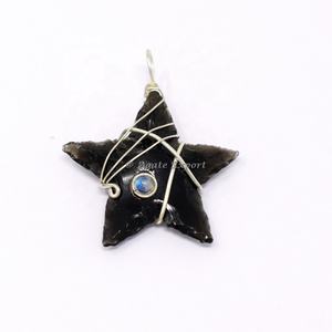 Colgantes de piedra curativa de jaspe de tendencias de moda hechos a mano, piedra preciosa de ágata Natural tallada en estilo mascota, grabado, uso de recuerdo - Product Image 3