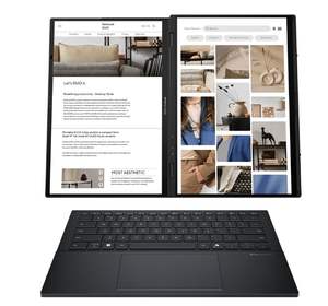 Nouveau Zenb ook14 DUO 2024 UX8406 UItra9 185H 32G 1TS Black2.8K OLED Double écran tactile ordinateur portable pour la conception et la peinture - Product Image 3