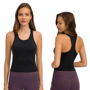 2024 mujeres Buttery suave algodón Spandex cómodo Fitness Tank Top mujeres Tank Top Oem servicio diseño personalizado hombres camiseta sin mangas - Product Image 1