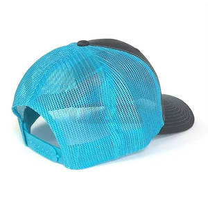 Casquette de camionneur en maille personnalisée, 5 panneaux, devant en mousse, avec fermeture à pression réglable, casquettes de camionneur en maille respirante en polyester - Product Image 2