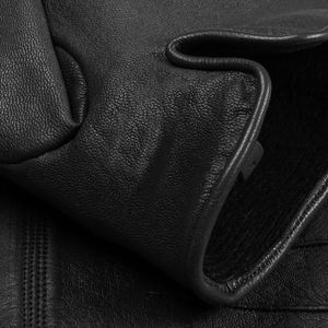 New Fashion Dress Zipper Side Cashmere Lining Outer Door Keep Warm Shopping Business Women's Genuine Sheep Skin Leather <b>Gloves</b> - Product Image 6