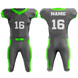 Jersey de Fútbol Americano Personalizado al por Mayor, de Alta Calidad, Transpirable, con el Último Diseño Unisex, Logotipo Impreso por Sublimación, Tallas Grandes - Product Image 4