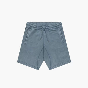 Pantalones cortos Cargo lavados con ácido para hombre con estilo, cómodos, antiarrugas, Vintage, patrón sólido, tela transpirable, ropa de verano, talla 6XL - Product Image 1