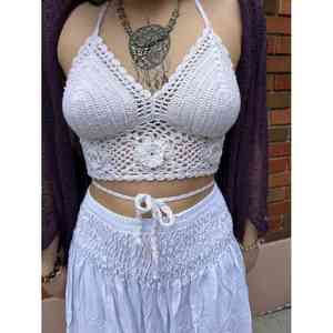 Nouveau haut en crochet tendance pour femmes à la mode avec qualité d'exportation - Product Image 4