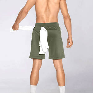 กางเกงขาสั้นออกกำลังกายสำหรับผู้ชายกางเกงขาสั้นผ้าระบายอากาศได้ดีดีไซน์เป็นเอกลักษณ์ - Product Image 2