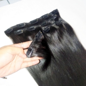 Extensions de Cheveux Remy à Clip-in Silky Straight Wave-18 Pouces Vente en Gros de Produits Extensions de Cheveux Humains - Product Image 4