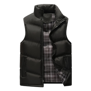 Veste d'hiver pour homme 2026, 90/10 duvet de canard, chaude et isolée, sans manches - Product Image 2