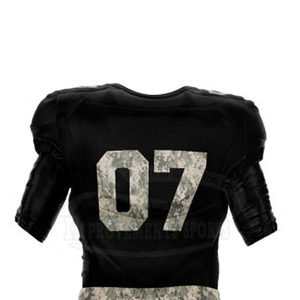Customized Logo Printing American Football Uniforms for Men Lightweight Comfortable Sports Wear XL Size Short Sleeves Shorts Set - Product Image 5
