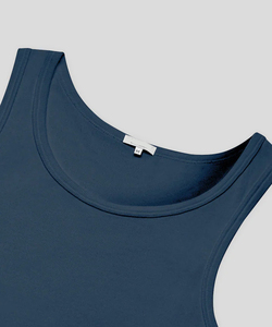 Débardeur de gymnastique sans manches en coton pour hommes, gilet de sport d'extérieur avec logo personnalisé pour la décoration de badge de musculation et de fitness - Product Image 6