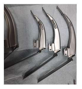 Ensemble de laryngoscope manuel pour nourrissons et adultes-Lames réutilisables en acier inoxydable Instrument chirurgical durable, léger et de haute qualité - Product Image 5