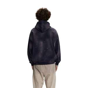 Sudaderas con Capucha de Felpa de Algodón de Punto de Alta Calidad para Hombre, Lavado Ácido, Colores y Tallas Personalizadas, MOQ Bajo para Invierno - Product Image 4