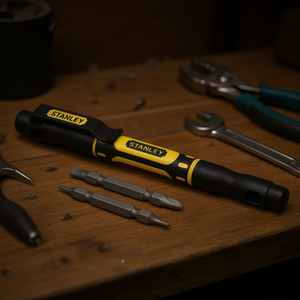 ไขควงพกพา Stanley 4-in-1 แบบสองวัสดุ ใช้งานสะดวกพร้อมฟังก์ชั่นหลากหลาย - Product Image 3