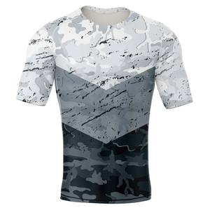 Top Lightweight Anti-Scratch Breathable 4 Way Stretch Quick Dry Fabric Ideal for BJJ Jiu-jitsu Manufacturer Factory Rash Guard - Product Image 3