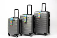 Valise à roulettes ABS turque entièrement en ABS, durable et de haute qualité, avec serrure et poignées en aluminium, fabriquée en Turquie