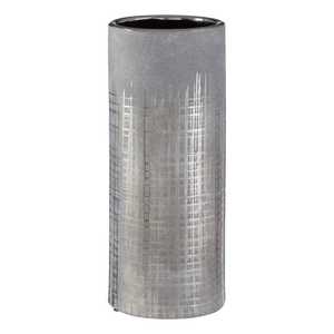 Vaisseau métallique de décoration intérieure et de table, finition brillante argentée, vase de jardin en aluminium pour restaurant, qualité standard - Product Image 4