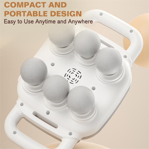 Estimulador masajeador de espalda 2025 para aliviar el dolor muscular en el cuerpo, relajación, presión corporal con 6 pistolas de masaje - Product Image 3