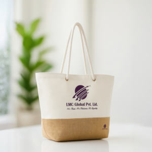 Elegante bolsa de playa Juco Asas de algodón Geométrico Biodegradable Ecológico Marca RTS Soporte Exportación instantánea-Entrega lista - Product Image 1