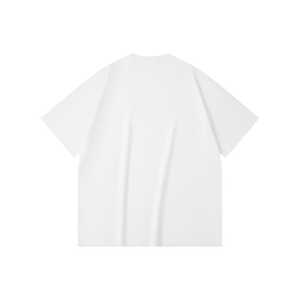 Camisetas Personalizadas Blancas de Jersey 100% Algodón, Diseño Elegante y Sencillo, 300 Gramos, Impresión Serigráfica Disponible - Product Image 2