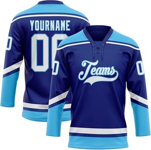 Uniforme de Hockey sobre Hielo de Alta Calidad 100% Poliéster, Conjuntos de Uniformes de Hockey sobre Hielo Hechos a Medida, Diseño de Logotipo Personalizado, Impresión Digital - Product Image 4