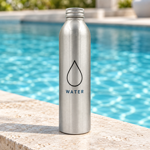 Botellas de Agua Reutilizables de Aluminio 99.7% Puro con Tapas de Rosca Impresas con Offset y Diseño de Logotipo Personalizado para Almacenamiento de Bebidas - Product Image 2