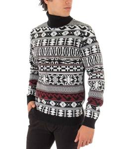 100% Cotton Wool Pullover Sweater <b>Men</b> Casual Winter Warm O-neck Top Quality <b>Men</b> <b>Knitted</b> Sweater Printed Fashion Breathable <b>Men</b> - Product Image 2