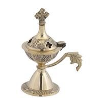Nouvel Arrivage Mubkhar Brûleur d'encens métallique de luxe arabe pour Bois de santal, Rose, Pin, Benjoin, Lavande, Coriandre, Printemps, Automne, Tibet, Inde