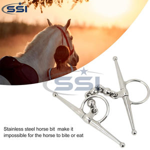 Bocado de Acero Inoxidable con Cadena de Bolas, Bocado de Equitación Premium para Caballos - Product Image 3