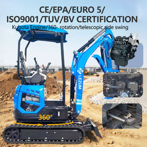 Spedizione Gratuita LEZUM Orchard Mini Escavatore Multifunzionale con Rotazione a 360 Gradi, 1,8 Tonnellate, con Motore Kubota e Rototilt - Product Image 5