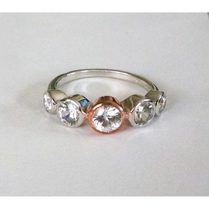 Shah Gems 925 Sterling <b>Silver</b> Fine Jewelry <b>Ring</b> Natural Amethyst and <b>Opal</b> Garnet with Rhodium Plating Everyday Wear for Women - Product Image 2
