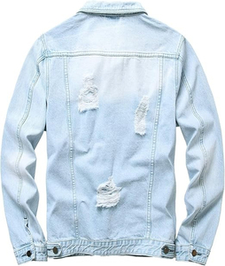 Veste en jean pour homme, printemps et automne, tenue décontractée, tendance, élégante, haut de gamme - Product Image 2