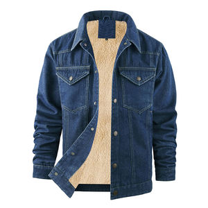Veste en jean de la meilleure qualité pour hommes, tissu ultra doux, respectueux de la peau, produit élégant, veste en jean pour hommes - Product Image 1