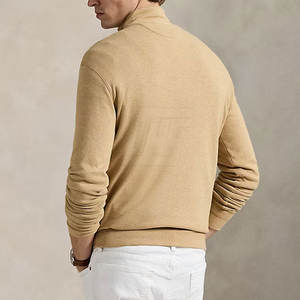 Chaqueta cálida con cremallera 1/4 para hombre con forro térmico y diseño personalizado para actividades al aire libre Chaqueta con cremallera 1/4 para hombre - Product Image 4