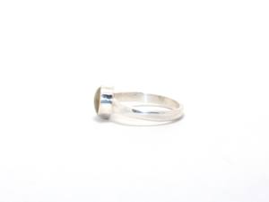 แหวนอัญมณีแหวนเงินลาบราดอไรต์ธรรมชาติสำหรับเป็นของขวัญ - Product Image 5