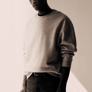 ชุดเสื้อฮู้ดและกางเกงวอร์มผ้าฝ้าย100% ผ้าเฟรนช์เทอร์รี่สำหรับผู้ชายขนาดใหญ่ออกแบบได้ตามต้องการสำหรับฤดูหนาว - Product Image 1