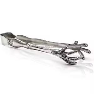 Elegant Stainless Steel Pastry Tongs Polished Dessert Grab Tool For Cakes Pastries Bakery Buffet And Wedding - Product Image 3