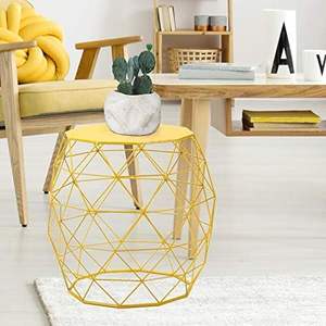 Mesa de centro de metal moderna y artesanal, ideal para sala de estar, oficina, cafetería y decoración de diseño de interiores - Product Image 5