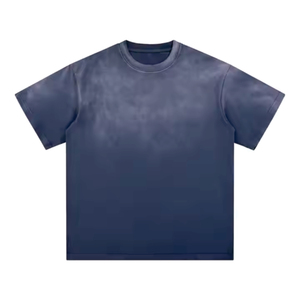 Custom 2025 Vintage High Street Hip Hop estilo impreso 100% algodón Jersey camiseta Unisex Ajuste de gran tamaño de secado rápido transpirable 230G - Product Image 1