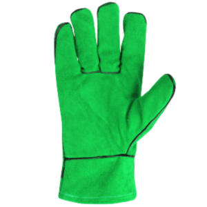 Gants de sécurité industriels pour hommes JNM SAFETY JNM-586 en cuir rouge certifiés CE, antistatiques, anti-vibrations, 11 oz, très résistants - Product Image 3