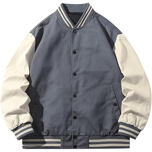 Personalizable de alta calidad Vintage Letterman Varsity Flight Jacket invierno lana parche Chenille CollegeBaseballjacket para hombres - Product Image 2