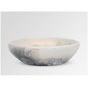 Ensaladera redonda clásica, tamaño personalizable, resina de remolino ecológica, mejor precio, tarifa de fábrica, Platos y platos seguros - Product Image 2