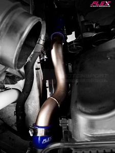 Kit de intercooler de tubería de aluminio FLEX (tubo de repuesto) para FORD RANGER / MAZDA BT50 2,2/3,2/MC color titanio - Product Image 6