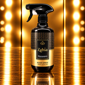 ZAHIA NASEEM - Vaporisateur d'ambiance 500ml - Design moderne haut de gamme - Parfum d'intérieur oriental boisé - Oud, ambre, musc - Fabriqué à Istanbul - Product Image 1