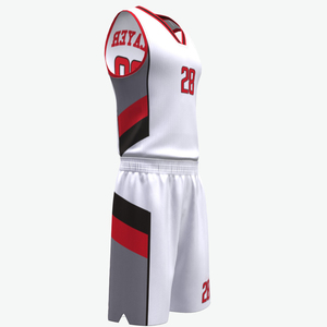 Vente en gros de maillots de basket-ball personnalisés imprimés grande taille et ensembles d'uniformes pour hommes-tailles personnalisables douces respirantes - Product Image 2