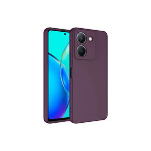 Étui en silicone liquide ASMA Mara Series Lilac pour Vivo Y36 4G & Realme A34, coque de protection souple en TPU antichoc, compatible premium - Product Image 2