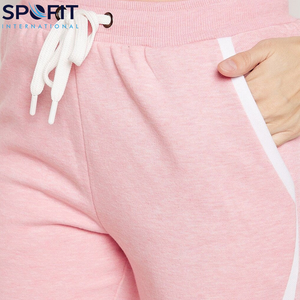 Conjunto de sudadera de dos piezas para mujer de talla grande más demandada, venta al por mayor, ropa deportiva, pantalones de chándal con cremallera, color personalizado - Product Image 3