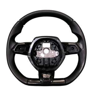 Volante Deportivo Personalizado de Fibra de Carbono para Lamborghini Huracán, Volante Forjado de Cuero y Gamuza - Product Image 3