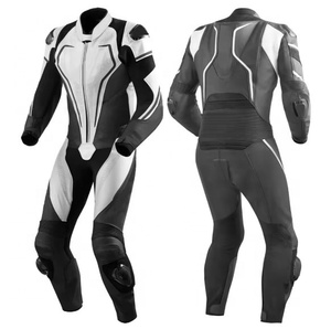 Traje de moto de cuero genuino ligero de alta calidad para adultos Racing Wholesale Último estilo Auto Racing Wear - Product Image 5