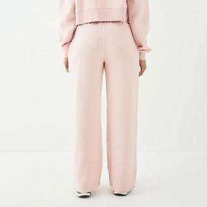 OEM/ODM Polyester/Cotton <b>Women's</b> Sweatpants Custom Logo Lace Winter Casual Wear Eco-Friendly High Quality Comfortable High - Product Image 3