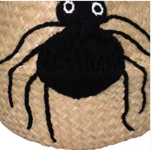 Vente en gros panier en jonc de mer avec motif araignée d'Halloween pour la décoration intérieure Cadeaux de décoration d'Halloween fabriqués au Vietnam - SISU - Product Image 4